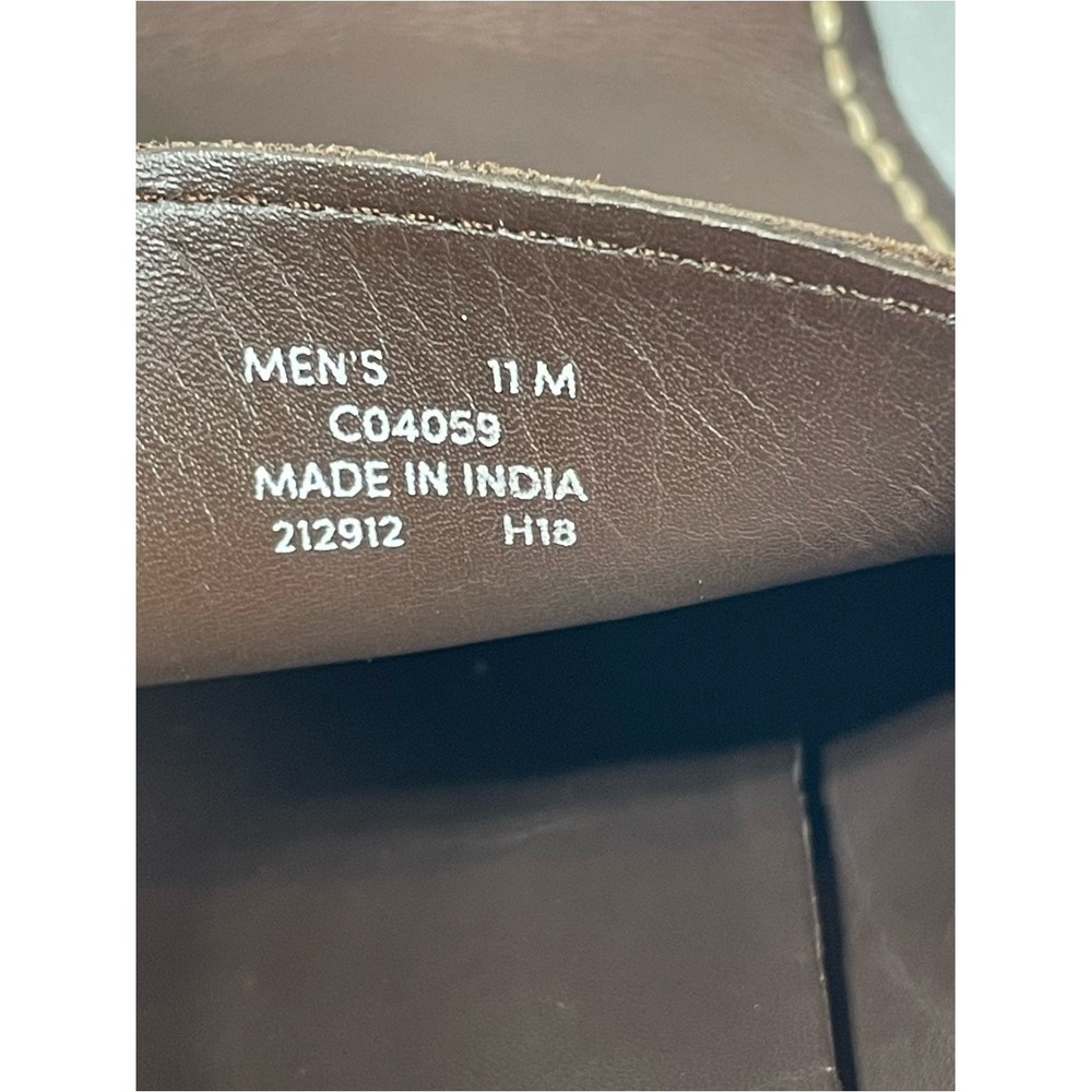 Cole Haan Tucker Venetian Dark Brown Leather Slip-On Loafers Mens 11M C04059 - Picture 8 of 12